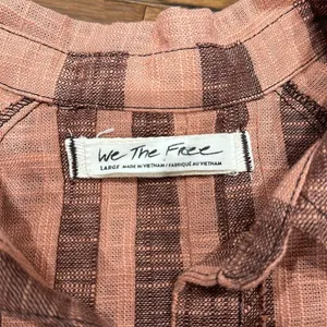 We The Free Woven Away At Sea woven stripe top thumbnail 3