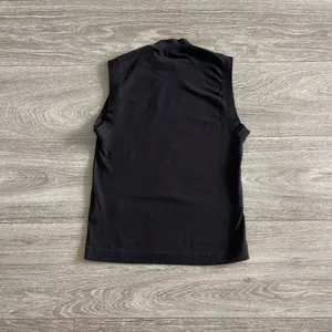Madhappy mock neck sleeveless black top - small thumbnail 3