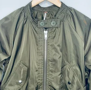 Free People Olive Midnight Bomber Jacket Size S thumbnail 14