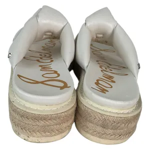 Sam Edelman White Knotted Slide Sandals 7.5 thumbnail 3