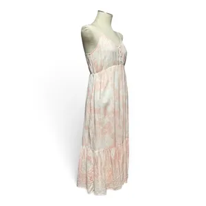 Rails Delilah Peach Pink Tie Dye Linen Sleeveless Midi Dress Revolve Medium thumbnail 6