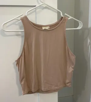 Tan Free People Tank Top thumbnail 3