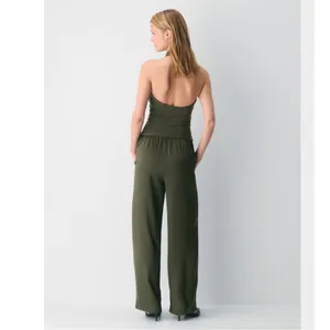 Aritzia Wilfred The Lodge Pant Satin Dark Olive thumbnail 4