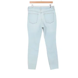 Universal Threads Jeans Womens 12 High Rise Skinny Light Blue Distressed thumbnail 5