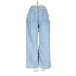 Light Wash High Rise Wide Leg Jeans Relaxed Baggy Y2K Denim Pants thumbnail 5