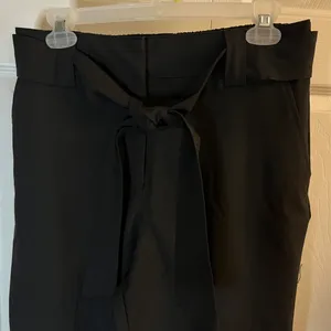 Rachel Zoe Tie Belt Black Pants size 10 thumbnail 3