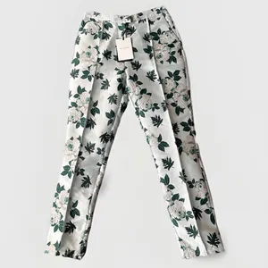 Anthropologie En Saison Floral Jacquard straight Trousers Sz S Women’s Pants NWT thumbnail 2