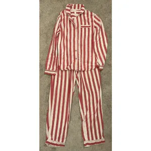 Stars Above Striped Pajama Set Button Front Lounge Sleepwear Women's, sz S thumbnail 2