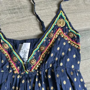 Area stars beaded trim dress Blue Size XS thumbnail 3