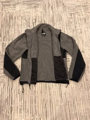 The North Face women's XL gray/black Denali fleece coat thumbnail 5