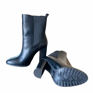 NEW French Connection Jenna Vegan Leather Heeled Boots thumbnail 7