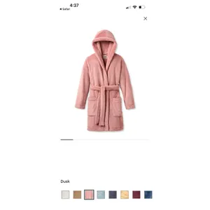 UGG Aarti Hooded Fleece Robe Dusk Pink 1121091 Plush Loungewear M thumbnail 4