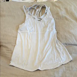 Lululemon Athletica White Tank Top thumbnail 1