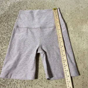 Beyond Yoga Spacedye High Waisted Biker Shorts Heathered Lavender Pink XS‎ thumbnail 2