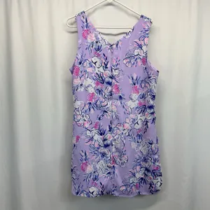 Lilly Pulitzer Trunks in the Air Ronnie Dress 14 Coastal Preppy Resort Purple thumbnail 6