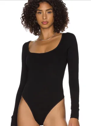 Free People Long Sleeve Bodysuit thumbnail 1