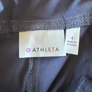 Athleta 4 S Venice High Rise Wide Leg Pant Navy Blue Pull-on Lightweight thumbnail 4