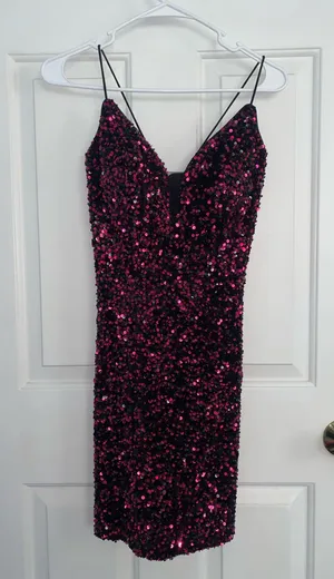 Pink Sequin Dress thumbnail 2
