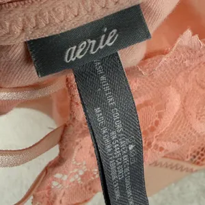 Aerie Pink Lace Bralette Crossover Straps Unlined Soft Cup‎ Bra XL thumbnail 4
