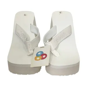 Vintage Zoop 90s Deadstock Platform Flip Flop Sandals Size 9 thumbnail 6