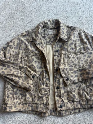 Cheetah Print Free People Jacket thumbnail 2