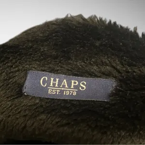 CHAPS Women's Black‎ Faux Suede Faux Fur Vest Small | EUC thumbnail 6