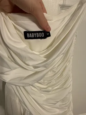 Babyboo CLAUDIA MAXI DRESS - WHITE thumbnail 6