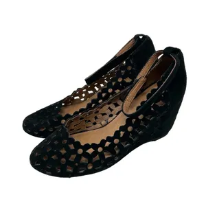 Jeffrey Campbell Delaisy Cut‎ Out Wedge Heels in Black Size 6 thumbnail 3