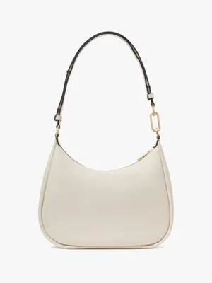 NWT Kate Spade Kayla Large Pebbled Leather Shoulder Bag Cream White Crossbody thumbnail 3