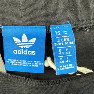 Adidas Size Medium Black White Leggings Athletic Activewear Pants thumbnail 5