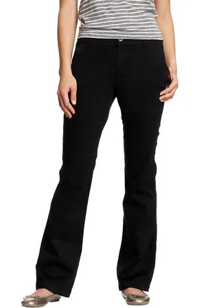 Old Navy black bootcut Khaki Pants thumbnail 1