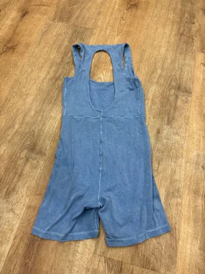 Aerie offline blue romper thumbnail 3