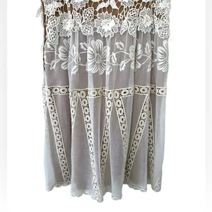 NWT Alberta Ferretti Floral Lace Embroidered Tulle Dress Size 2 thumbnail 3