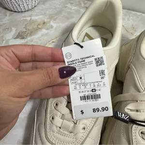 NWT Zara Women's Running‎ Sneakers Size 9 Zara 40 Minimalist Chunky Dad Sneakers thumbnail 5