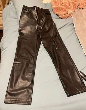 Abercrombie Leather Pants thumbnail 1