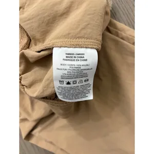 Nike Women's DQ6809-200 Essential Woven High Rise Joggers Beige XS thumbnail 4