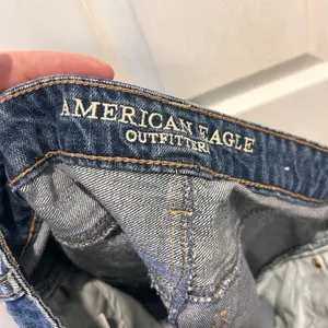American‎ Eagle Patchwork Denim Mini Skirt Blue Cotton Frayed Hem Sz 4 Festival thumbnail 8
