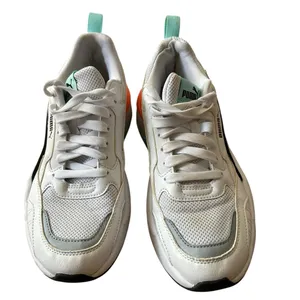 Puma RS-X³ Puzzle Sneakers White Teal Coral 6.5 (373108-17) Chunky Retro Shoes thumbnail 3