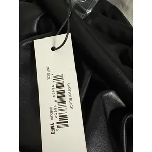 NWT The Drop womens Shanae Scrunch Bag With Drawstring Closure Black thumbnail 6