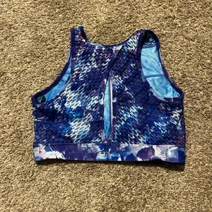 Peloton X WITH Blue Moves High Neck Sports Bra & Reversible Leggings Medium‎ thumbnail 6