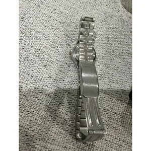 Milan Quartz Watch‎ Silver Tone Stainless Steel Day Date Indicator thumbnail 5