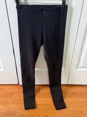 Skims Black Cotton High Waisted Leggings thumbnail 2