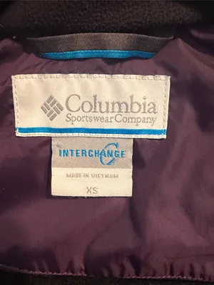 Columbia Women Purple Insulated Jacket soft shell full zip front pockets ski XS thumbnail 6