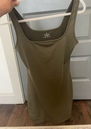 Green mini dress thumbnail 1