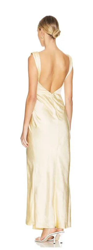 RUNAWAY THE LABEL Havanna Dress In Yellow thumbnail 3