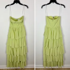 Green revolve dress thumbnail 3
