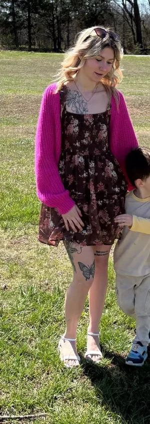 Floral dress Brown thumbnail 1