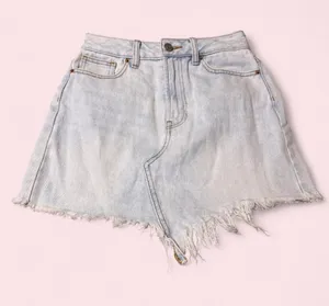 PacSun Light Blue Denim Waistband Detail thumbnail 1