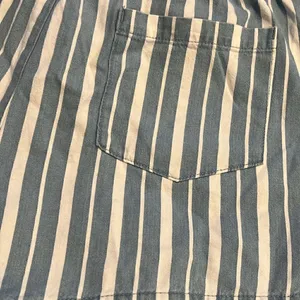 Aerie small striped cotton blue and white comfortable shorts thumbnail 4