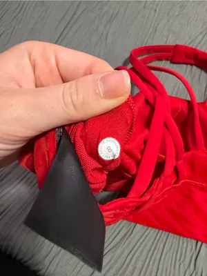lululemon athletica Red Strappy Sports Bra thumbnail 3